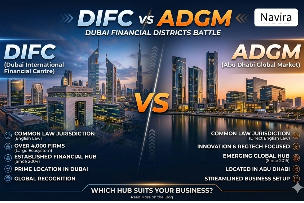 DIFC vs ADGM : Which is better?
