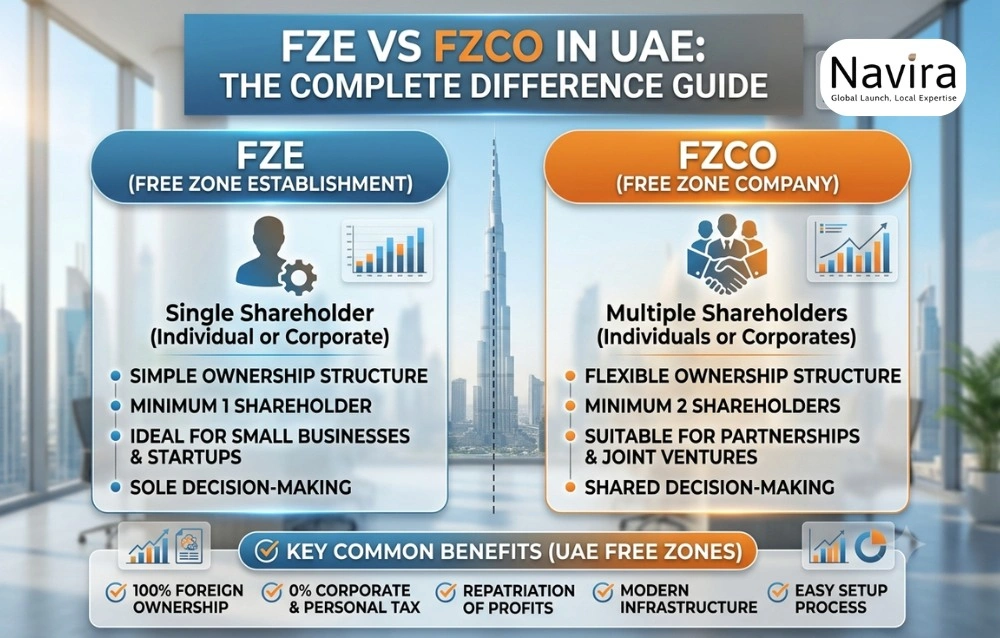 FZE vs FZCO in UAE : The Complete Difference Guide